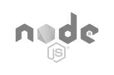 node js black logo